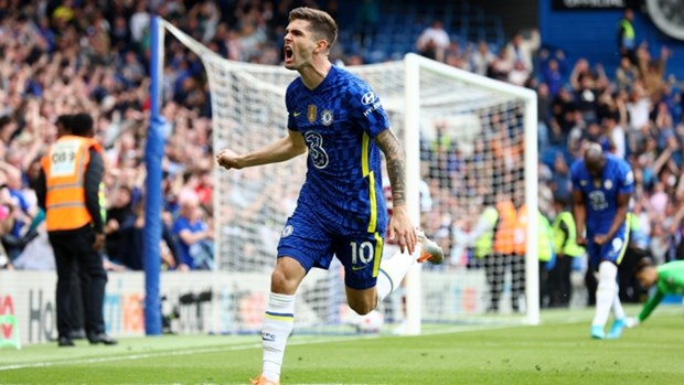  Pulisic mang ba điểm về cho Chelsea. (Nguồn: Getty Images)