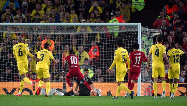 Liverpool chơi áp đảo trước Villarreal. (Nguồn: Getty Images)