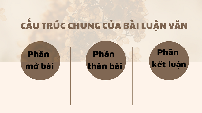 Cấu trúc chung của bài luận văn.