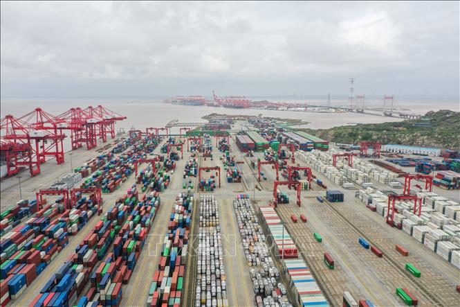 Giới chuyên gia cảnh báo về tình hình tắc nghẽn tại cảng Thượng Hải (Trung Quốc)