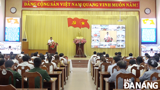 Huyện ủy Hòa Vang tổ chức hội nghị trực tuyến về 