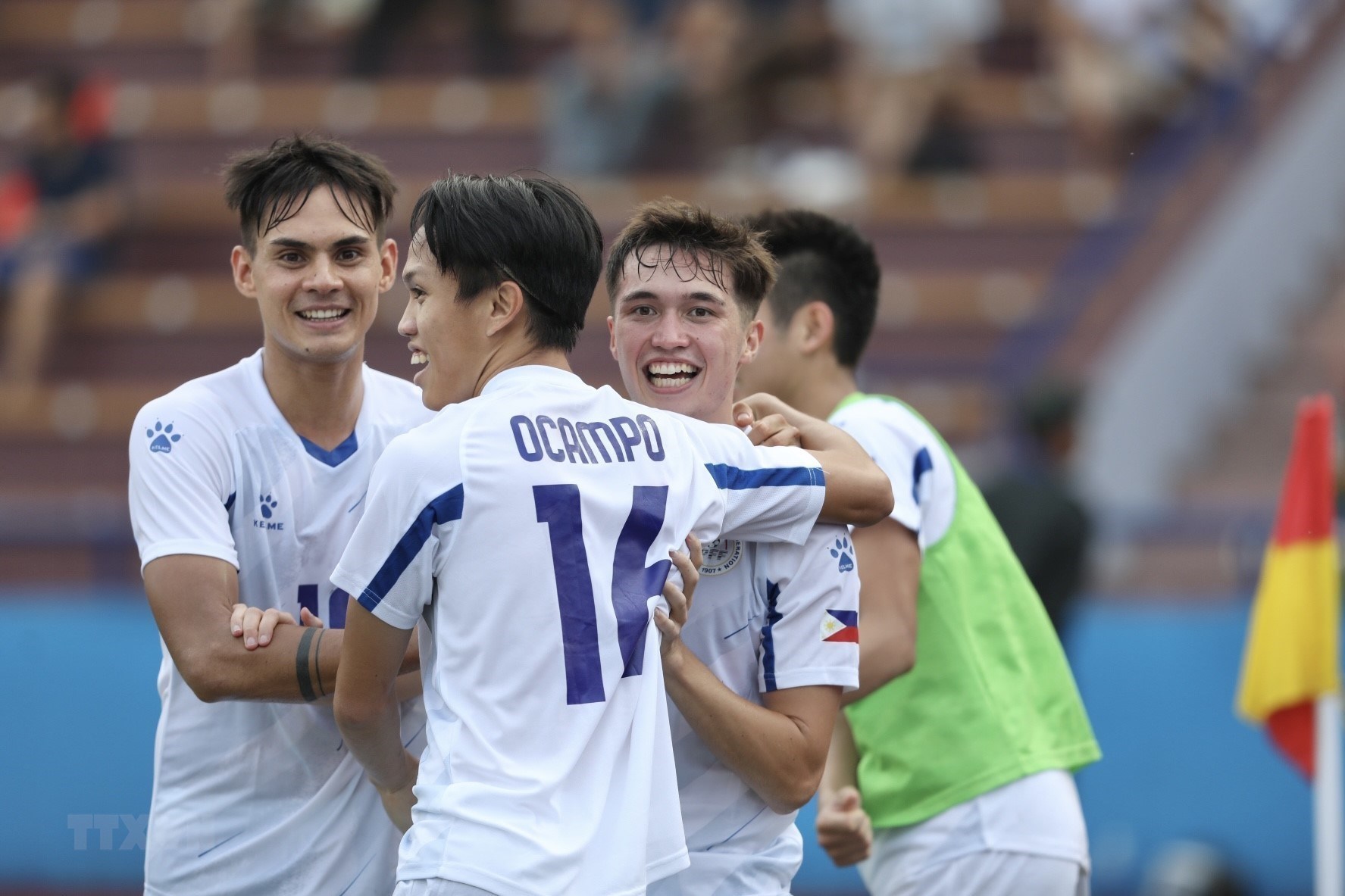 U23 Philippines thắng đậm trước U23 Timor Leste ở trận ra quân