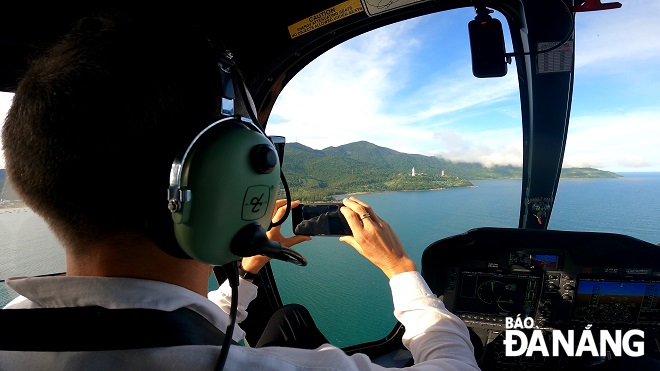 Ngắm Đà Nẵng từ trực thăng du lịch