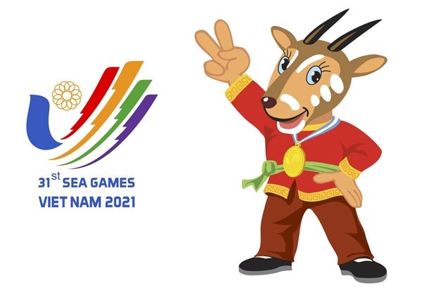 The logo and mascot of the 31st SEA Games in Viet Nam.