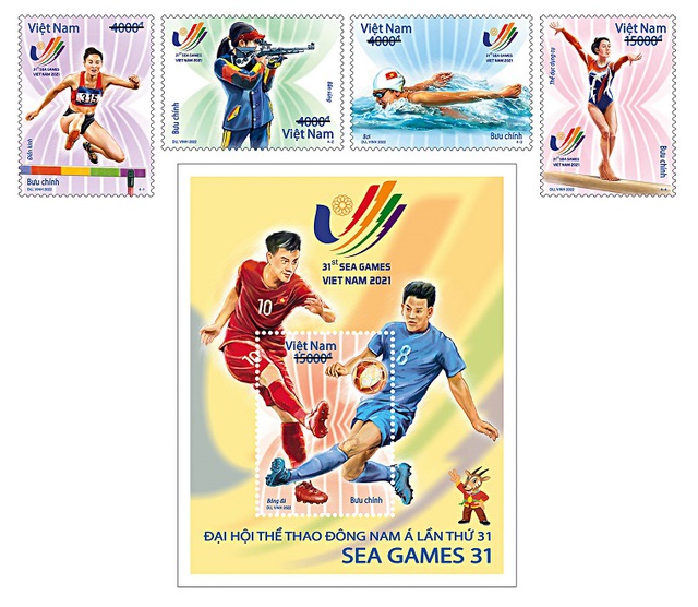 Bộ Thông tin và Truyền thông phát hành bộ tem “Đại hội Thể thao Đông Nam Á lần thứ 31 - SEA Games 31”.