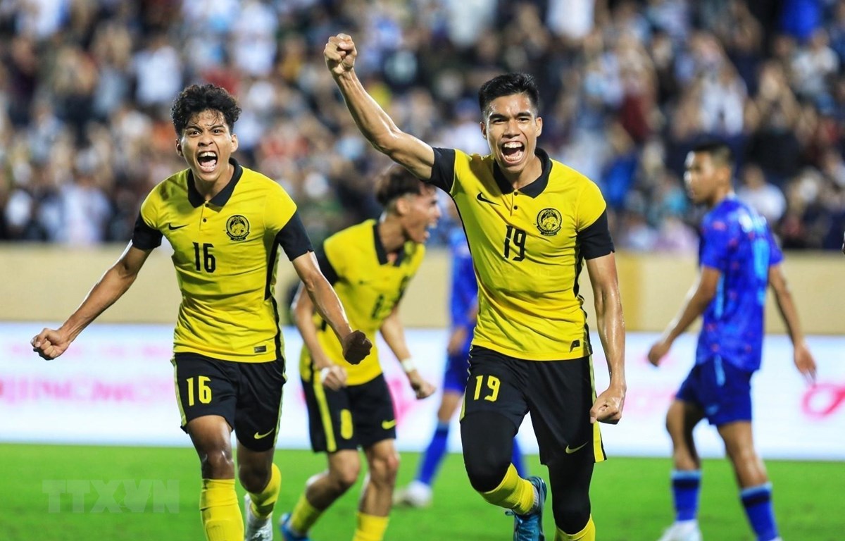 U23 Malaysia giành trọn 3 điểm trong ngày ra quân. (Ảnh: Tuấn Anh/TTXVN)