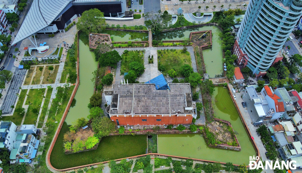 The 2nd stage of the Dien Hai Citadel restoration and embellishment project will be carried out in a campus having a total area of 26,519m2. In the photo: Panoramic view of the Dien Hai Citadel after being restored and embellished in the 1st stage under the Western Vauban architecture.