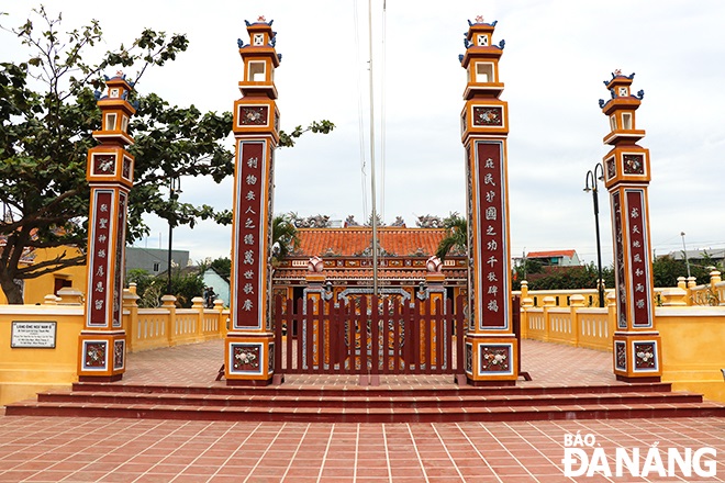 The spacious Nam O Whale Temple after being restored. Photo: X. DUNG