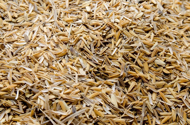 Biomass được làm ra nhờ tận dụng trấu, tro.