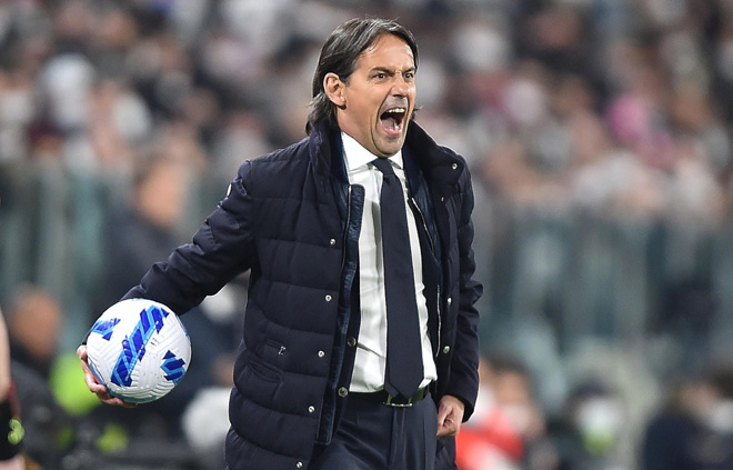 HLV Simone Inzaghi đang chỉ đạo các cầu thủ Inter Milan thi đấu ở Serie A. Ảnh: football-italia