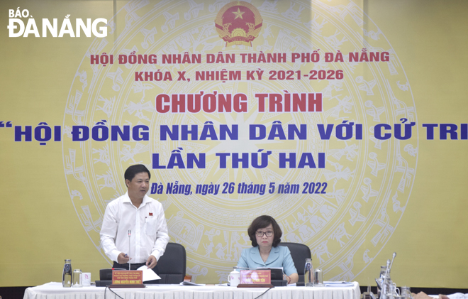 Chủ tịch HĐND thành phố Lương Nguyễn Minh Triết phát biểu tại chương trình. Ảnh: TRỌNG HUY