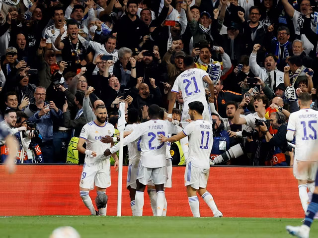 Real Madrid được đánh giá cao hơn về nhiều mặt ở trận chung kết Champions League 2021-2022. Ảnh: Reuters	