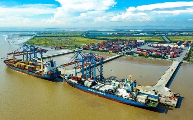 A port in Vietnam (Photo: VNA)