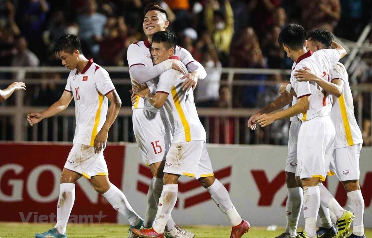 Đội tuyển Việt Nam tìm lại cảm giác chiến thắng sau khi khép lại Vòng loại thứ ba World Cup 2022. (Ảnh: PV/Vietnam+)