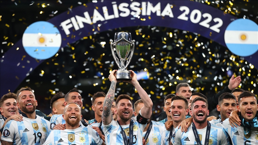 Argentina giành Siêu cúp Liên lục địa Finalissima. (Nguồn: Getty Images)