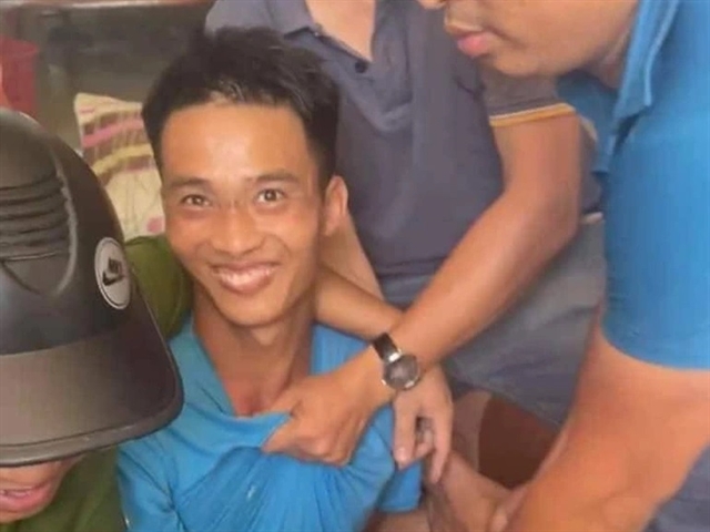 Trieu Quan Su, 31, was arrested on Wednesday in Thanh Hoa Province.— Photo dantri.com.vn