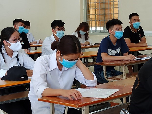 Thí sinh dự thi tốt nghiệp Trung học phổ thông. (Ảnh minh họa. Nguồn: Vietnam+)