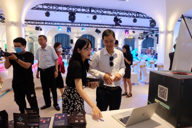 The Exhibition of Metaverse products at the event  (Photo: VGP)