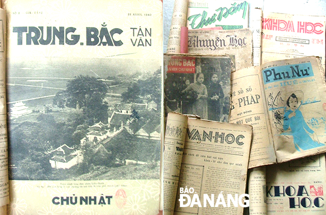 Vài tờ báo quốc ngữ những năm 1930. Ảnh: T.Đ.T