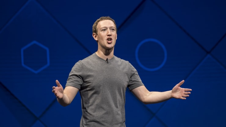 Giám đốc điều hành Facebook Mark Zuckerberg. Ảnh: Bloomberg