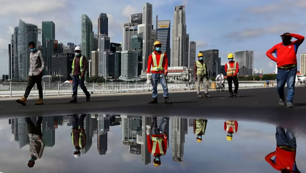 Migrant workers in Singapore (Photo: Getty Images)