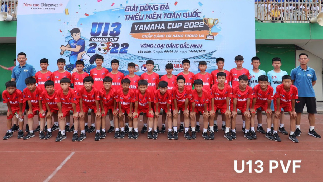 16 đội bóng dự vòng chung kết U13 toàn quốc năm 2022