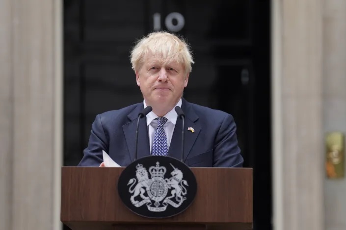 Thủ tướng Anh Boris Johnson từ chức