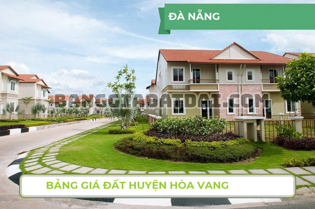 Giá đất tái định cư tại các quận Cẩm Lệ, Thanh Khê và huyện Hòa Vang