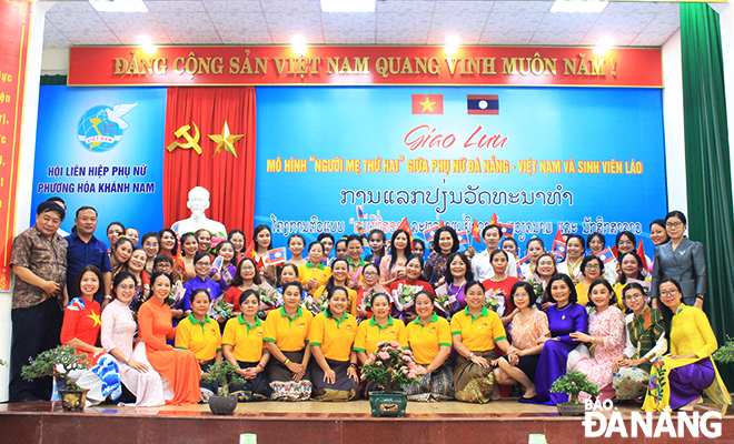 The ‘Second mother’ exchange programme between Da Nang women and Lao students. Photo: HUYNH TRANG