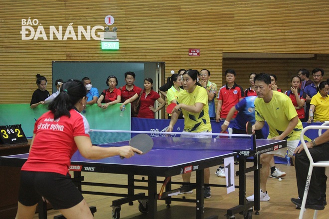 Athletes are excited to participate in table tennis