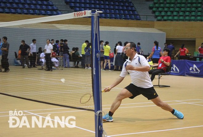 Athletes competing in badminton category