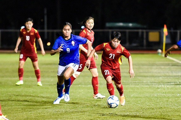 Tuyển nữ Việt Nam đang ở chu kỳ rực rỡ khi liên tiếp vô địch 3 kỳ SEA games và AFF Cup 2019. Ảnh: M.M	