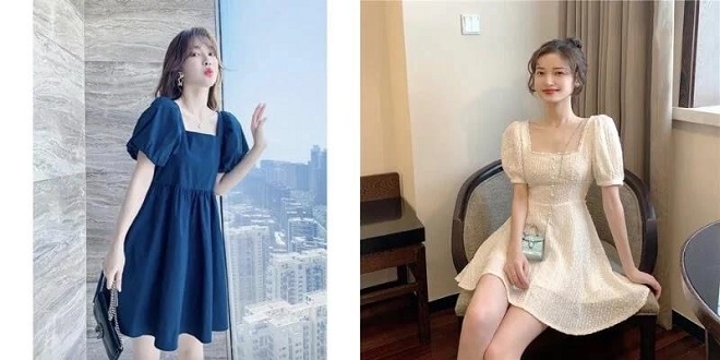 Váy babydoll tuyệt chiêu tiêu biến mỡ bụng.