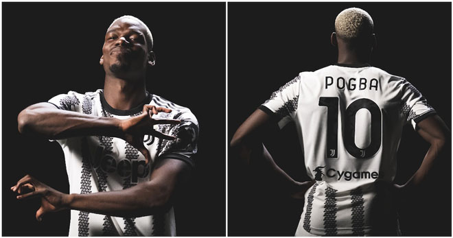 Paul Pogba trở lại khoác áo Juventus từ mùa giải 2022-2023. Ảnh: Twitter