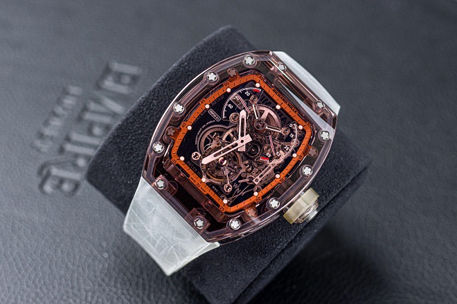 Richard Mille 56-01 Brown Sapphire Tourbillon.