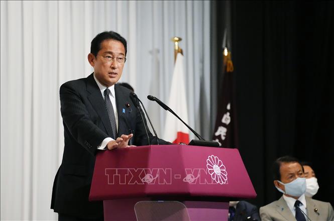 Thủ tướng Nhật Bản Fumio Kishida phát biểu tại cuộc họp báo ở Tokyo ngày 11-7-2022. Ảnh: Kyodo/TTXVN