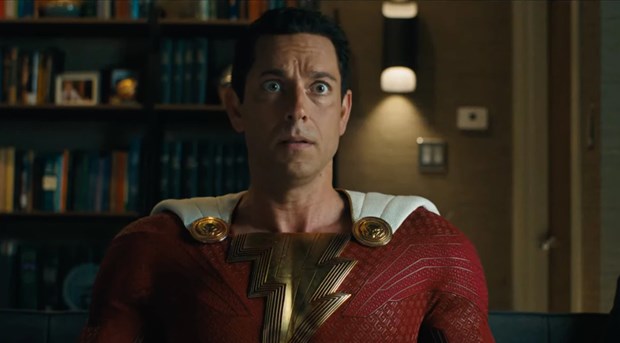 Zachary Levi trong vai Shazam - siêu anh hùng DC với nhiều trăn trở của một thiếu niên 15 tuổi. (Ảnh: New Line Media)