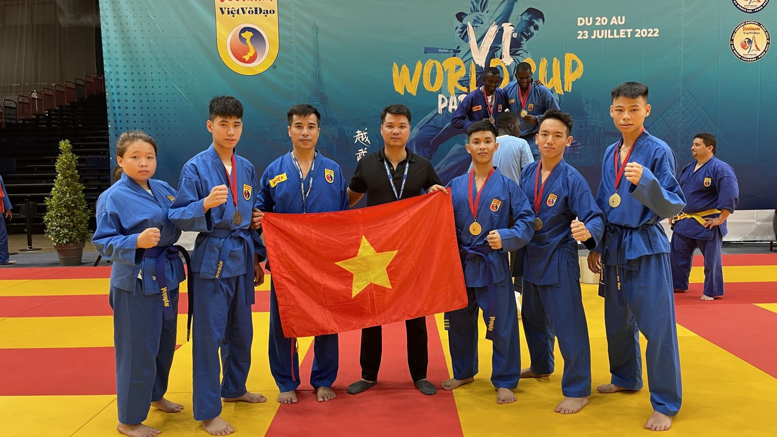 Đoàn Việt Nam tham dự Giải vô địch thế giới Vovinam - Việt Võ Đạo.