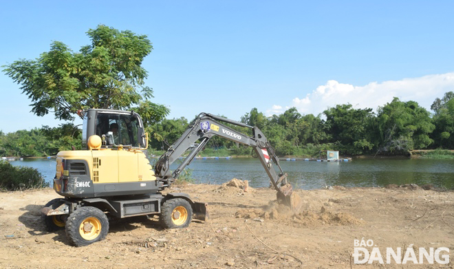 An automatic water environment monitoring station will be constructed on the bank of the Tu Cau River in Dien Ngoc Ward, Dien Ban Town, Quang Nam Province.