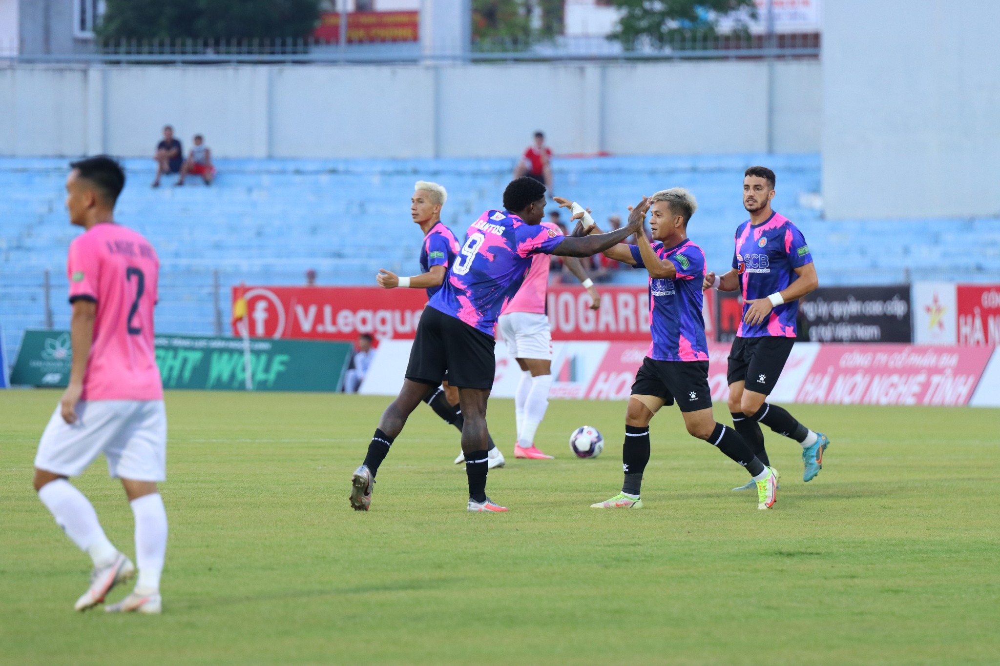 Sài Gòn FC lần đầu được hưởng trọn niềm vui tại V-League 2022. (Nguồn: SaigonFC)