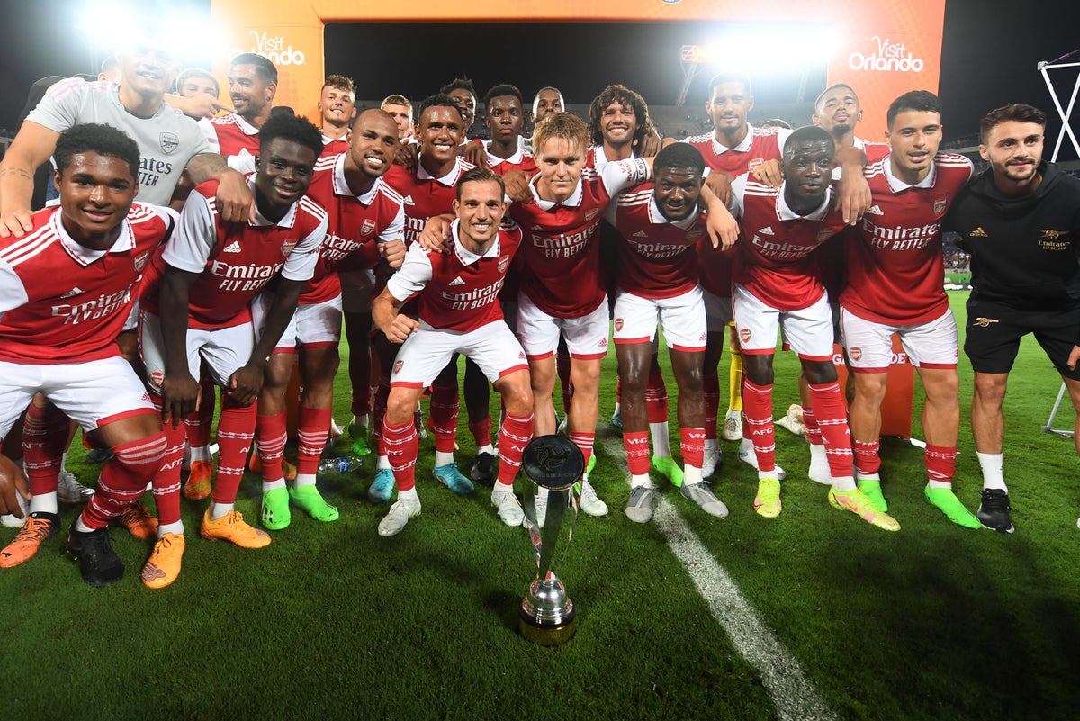 Arsenal giành Emirates Cup 2022. (Nguồn: Getty Images)