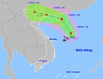 Áp thấp nhiệt đới trên Biển Đông mạnh lên thành bão, Đà Nẵng còn mưa