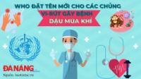 WHO đặt tên mới cho các chủng vi-rút gây bệnh đậu mùa khỉ