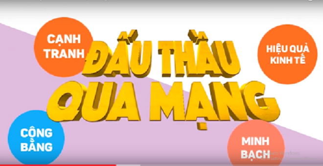 Đấu thầu qua mạng toàn bộ trong mua sắm hàng hóa, tài sản, dịch vụ