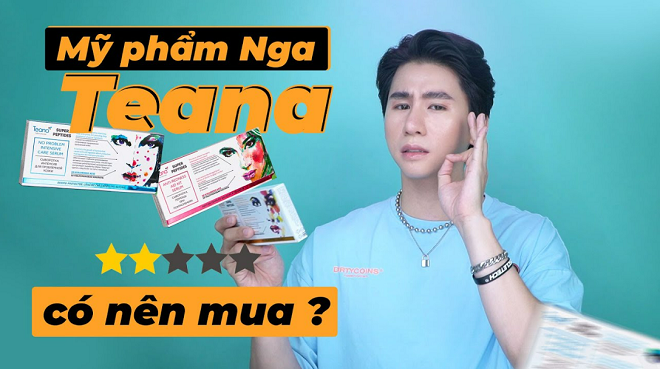 Beauty blogger Nguyễn Đình Duy (1m88) review về mỹ phẩm Teana Labs.