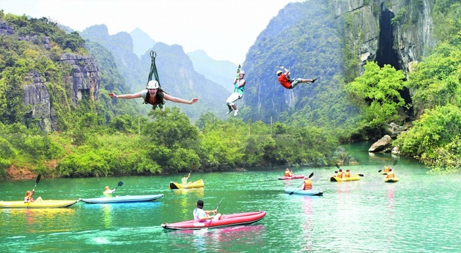 Nhiều hoạt động du lịch, lễ hội thường xuyên diễn ra làm tăng sức hút cho du lịch Quảng Bình.