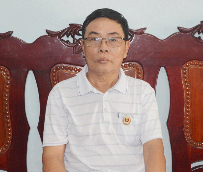 Thương binh Phạm Anh Liễu Ảnh: LÊ VĂN THƠM