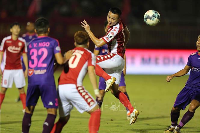 Cả Sài Gòn FC và CLB TP Hồ Chí Minh đều đang gặp khó tại V-League 2022. Ảnh: TTXVN