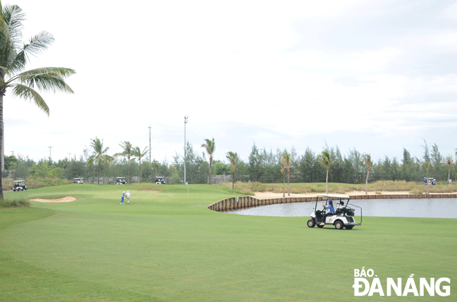 The BRG Da Nang Golf Resort is ready to welcome professional golfers to attend the tournament. Photo: THU HA