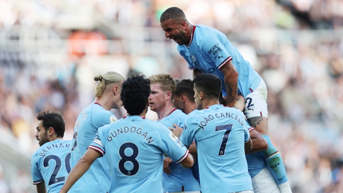 Man City chia điểm trước Newcastle. (Nguồn: Getty Images)